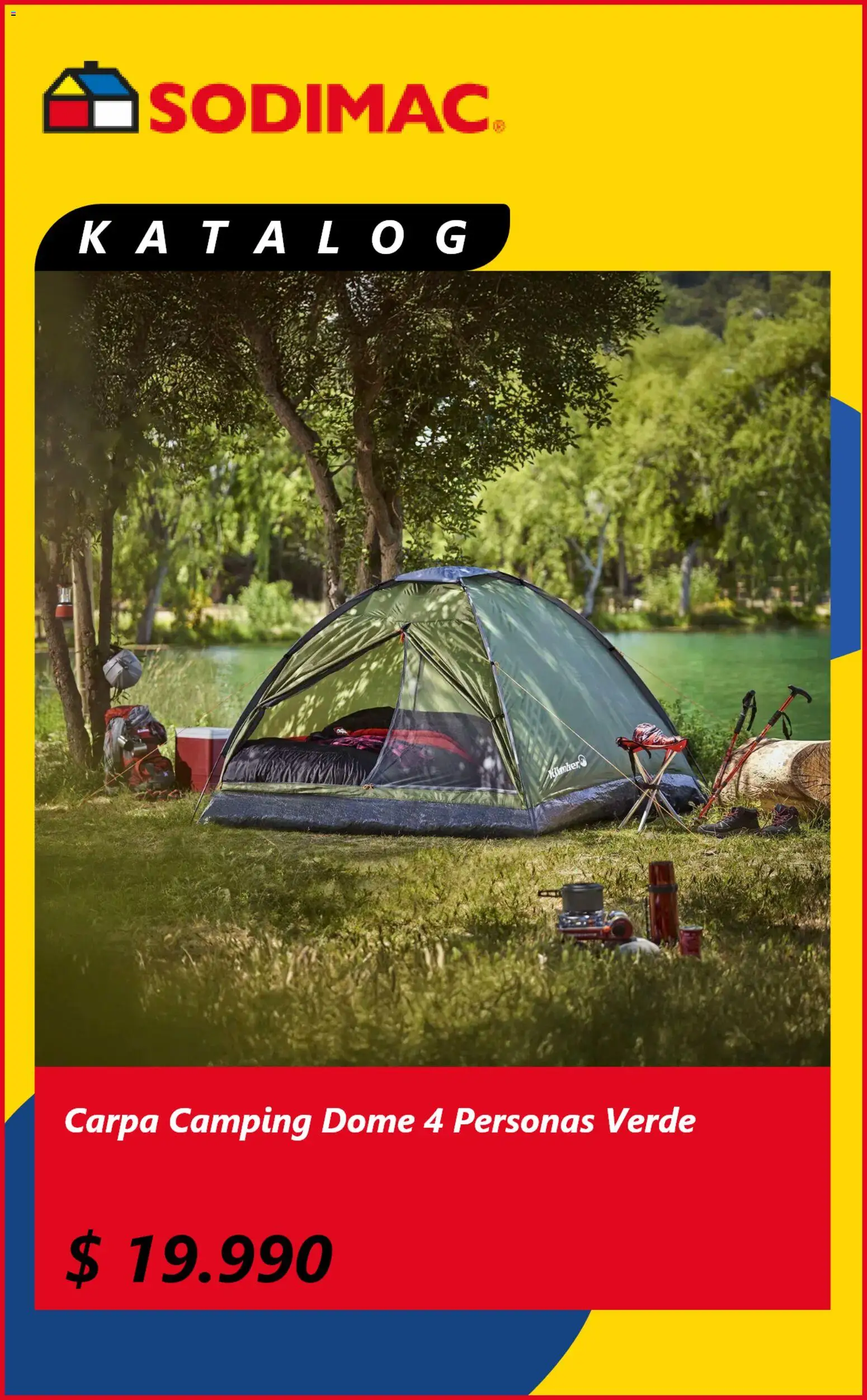 Sodimac ofertas  │ válido desde el 05.01.2026 | Página: 4 | Productos: Carpa