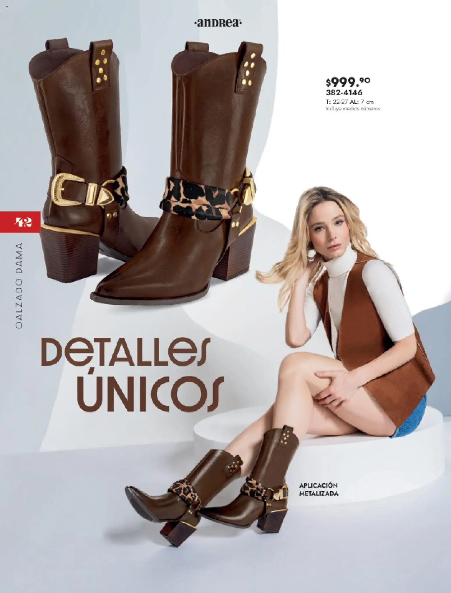 Nuevas ofertas de Andrea válidas en toda la República Mexicana desde el 16.11.2025. ¡Encuentra las mejores ofertas en Andrea catálogo Moda Joven! | Página: 42