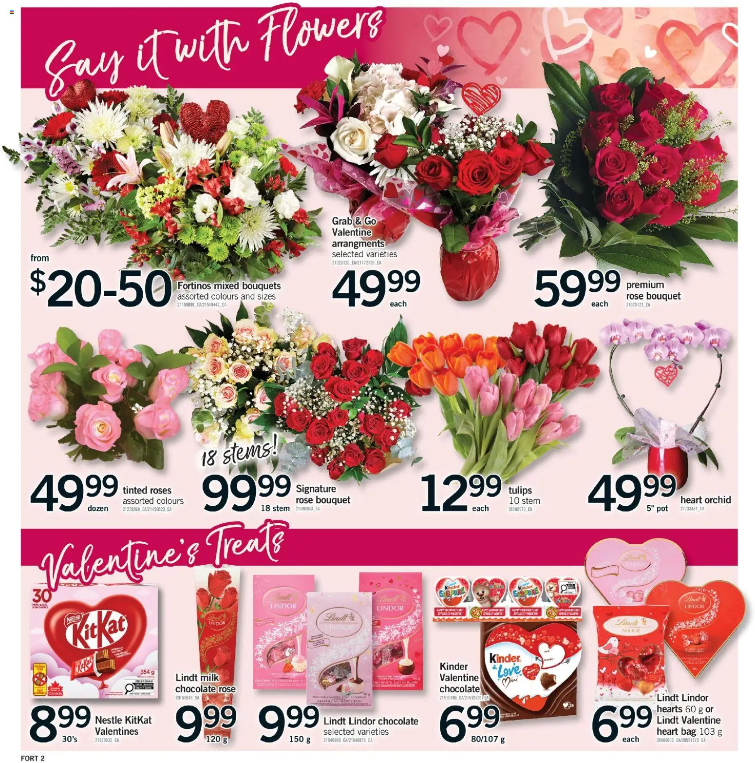 Fortinos flyer valid from 12.02.2026 | Page: 3 | Products: Bag, Milk, Chocolate