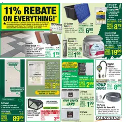 Preview of Menards weekly ads valid from 10.09.2025