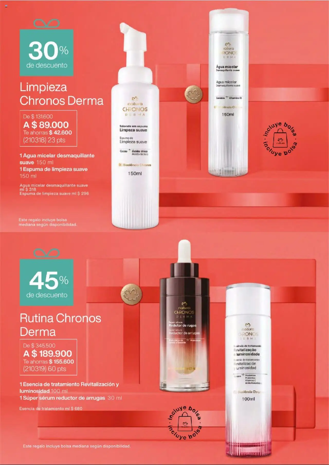 Natura revista - valida desde el 14.08.2025 | Página: 42 | Productos: Agua, Agua micelar, Té, Espuma