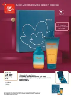 Vista previa de Natura campaña 3 2026, nuevo folleto de la tienda, válido en México a partir del 30.01.2026 | Página: 16 | Productos: Té, Caja, Fragancia, Eau de toilette