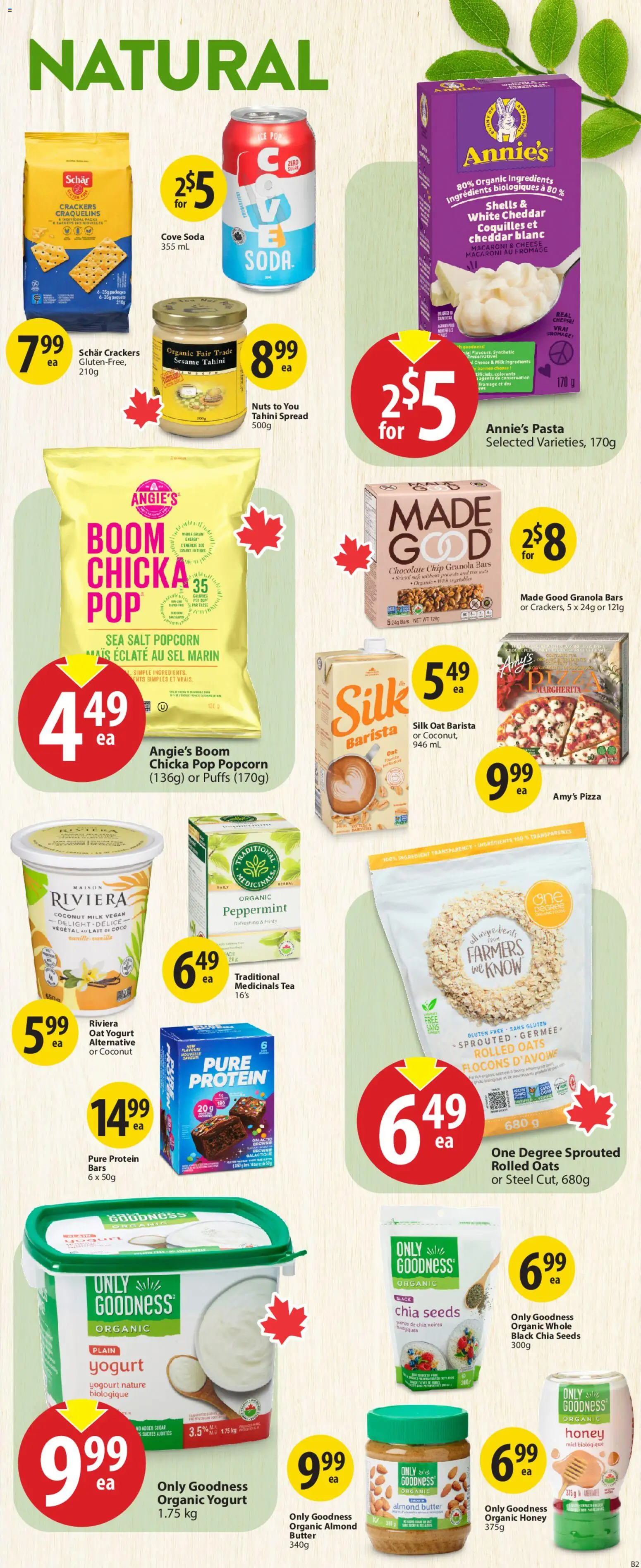 Save on foods flyer valid from 23.04.2026 | Page: 22 | Products: Pasta, Milk, Chocolate, Pizza