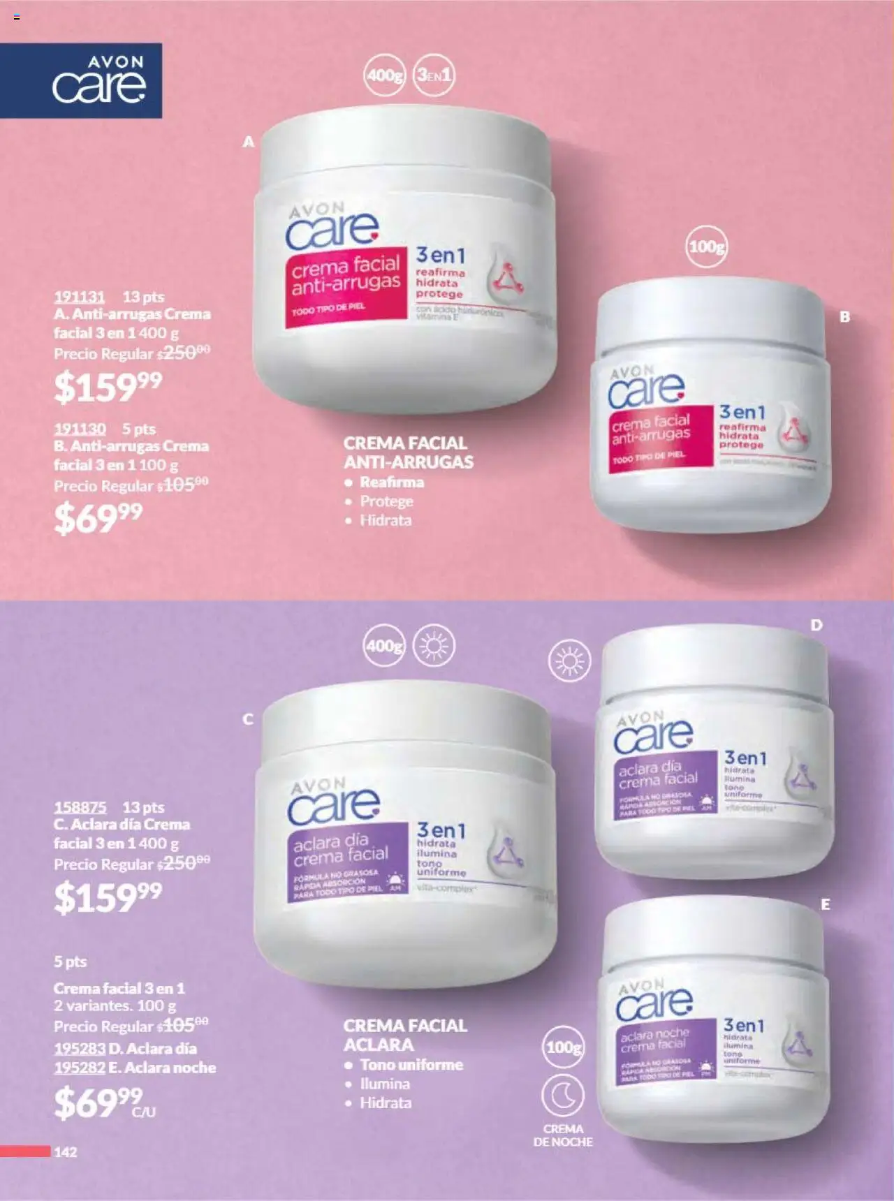 Nuevas ofertas de AVON válidas en toda la República Mexicana desde el 16.07.2025. ¡Encuentra las mejores ofertas en AVON - Campaña 12 2025! | Página: 148 | Productos: Crema
