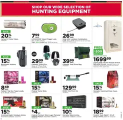 Preview of Mills Fleet Farm weekly ads valid from 11.12.2025 | Page: 23 | Products: Safe, Gun, Ammo, Handgun