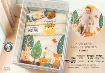 Vista previa de Colchas Concord catálogo Baby, nuevo folleto de la tienda, válido en México a partir del 01.05.2026 | Página: 43 | Productos: Cobertor, Almohada, Body, Cuna