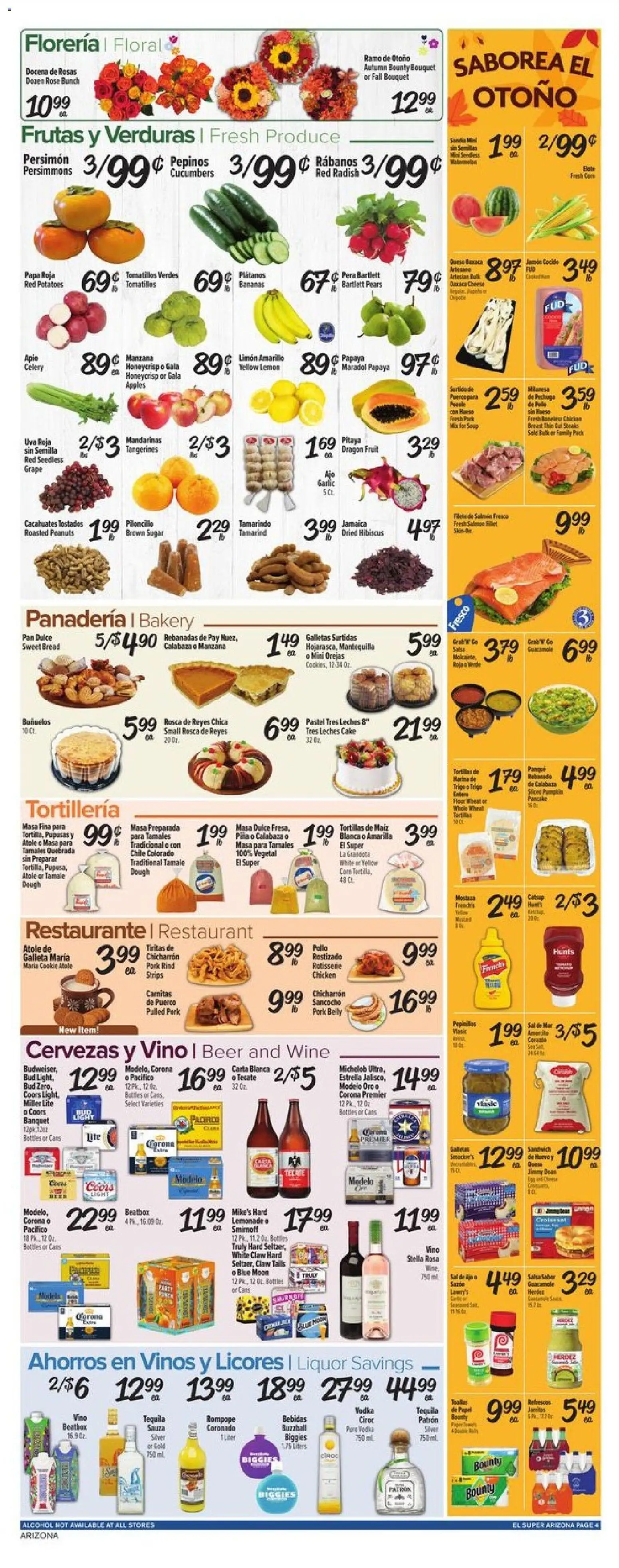 El Super Weekly Ad - AK - valid from 05.11.2025 | Page: 4 | Products: Pan, Wine, Cucumbers, Vodka