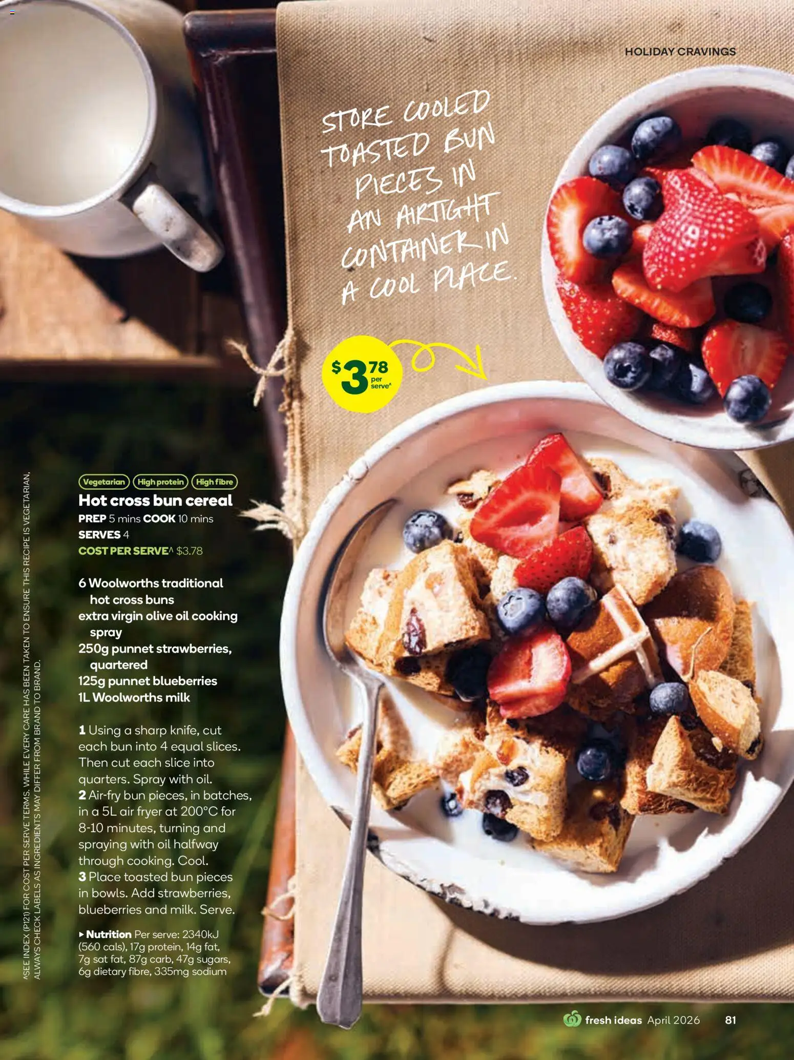 Woolworths catalogue - valid from 01.04.2026 | Page: 81 | Products: Milk, Oil, Cereal, Olive oil