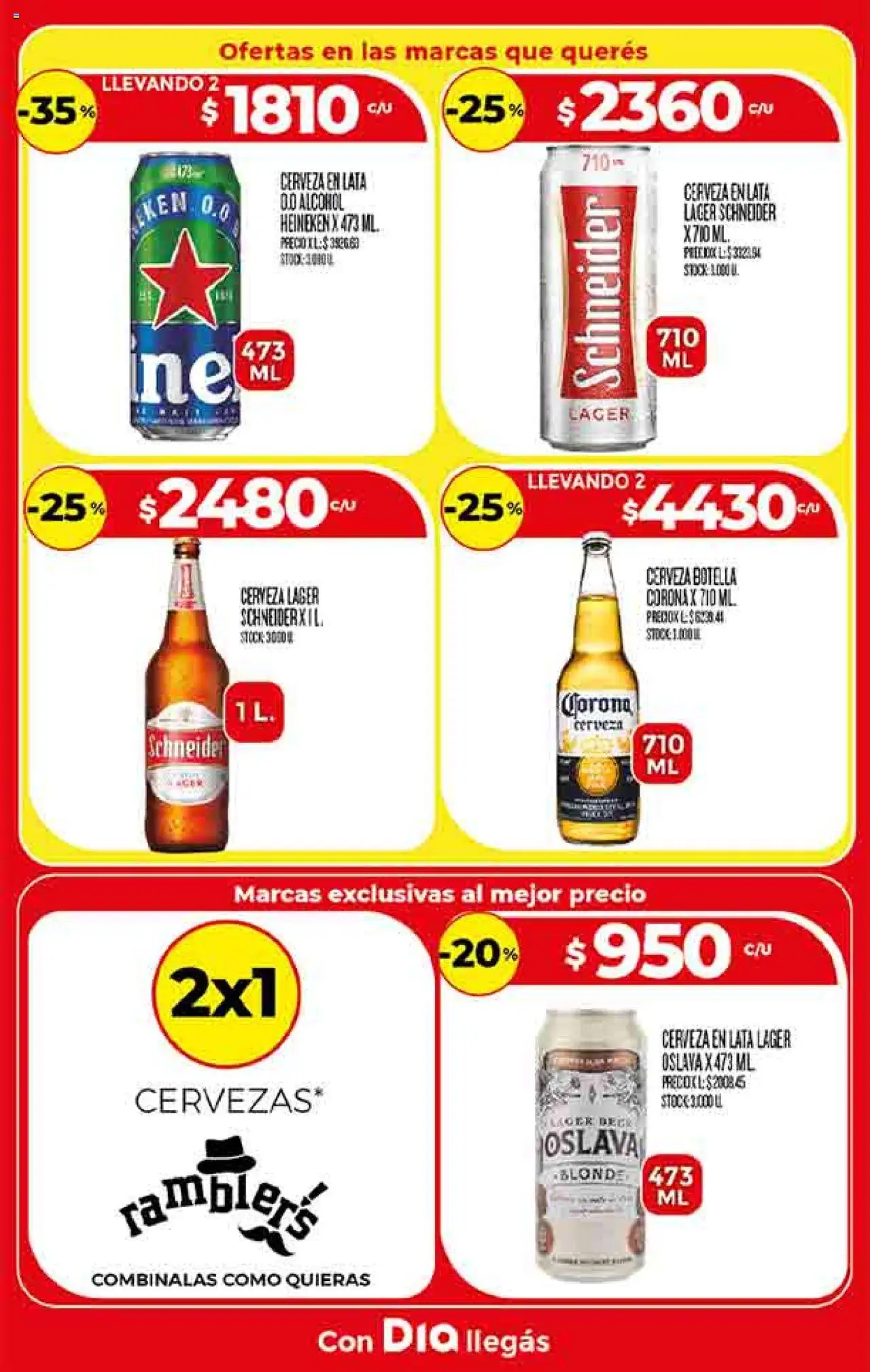 Supermercado DIA Ofertas - Salta y Jujuy │ válido desde el 30.07.2025 | Página: 15 | Productos: Botella, Cerveza