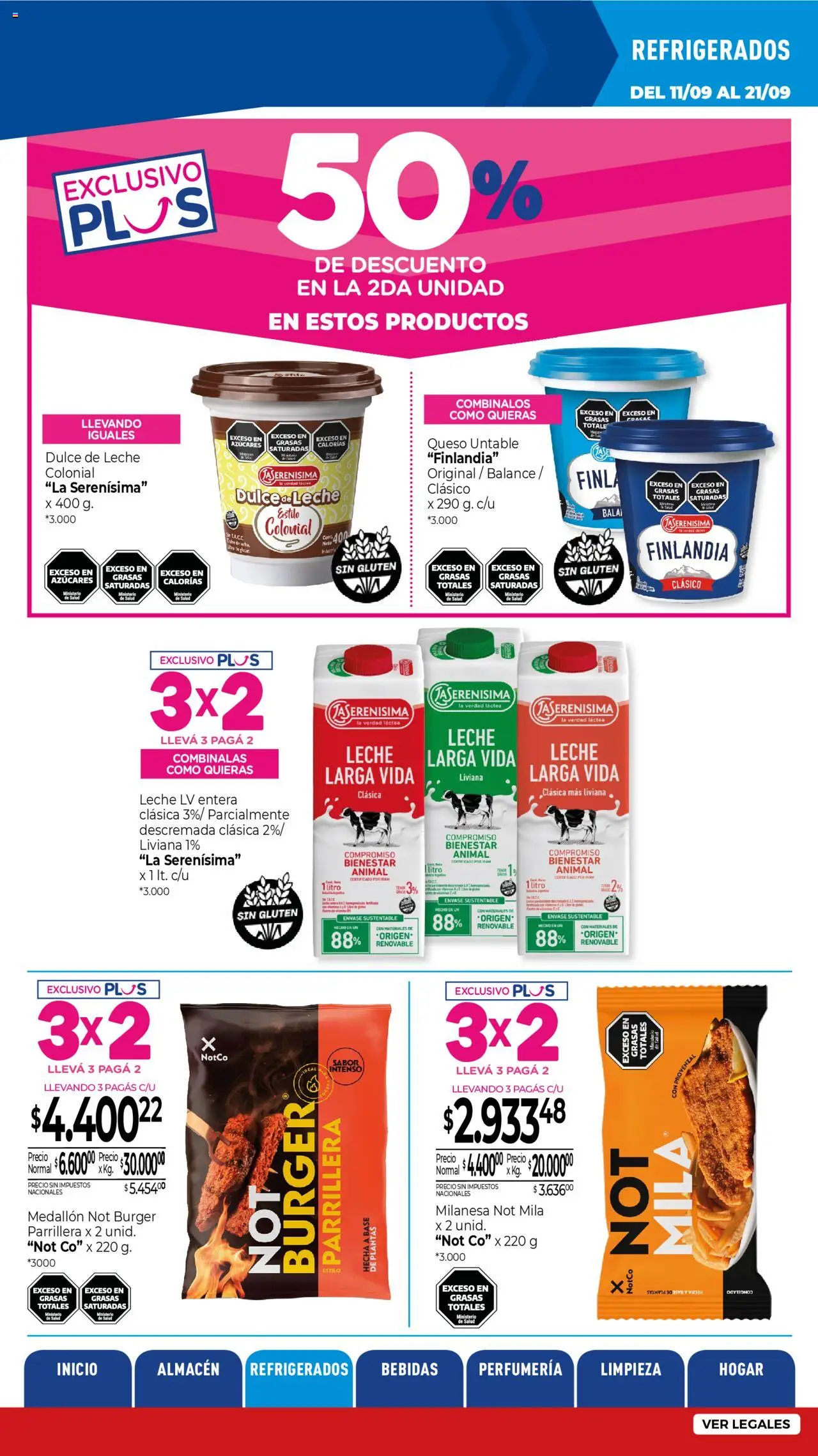 La Anonima - Insuperables │ válido desde el 11.09.2025 | Página: 17 | Productos: Dulce de leche, Leche, Queso, Provenzal