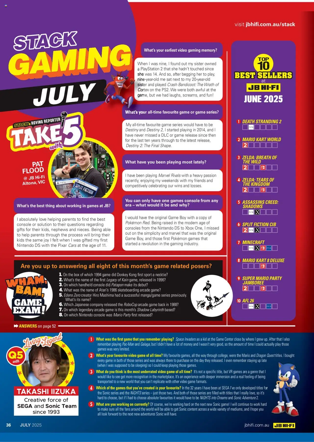 JB Hi-Fi catalogue - valid from 01.07.2025 | Page: 36 | Products: Box, Necktie, Playstation, Game