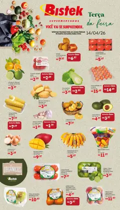 Bistek Supermercados ofertas Hortifruti - Pré-Visualização do folheto da loja Bistek Supermercados, válido de 14.04.2026