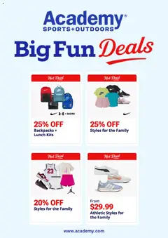 Preview of Academy Sports weekly ads valid from 04.08.2025