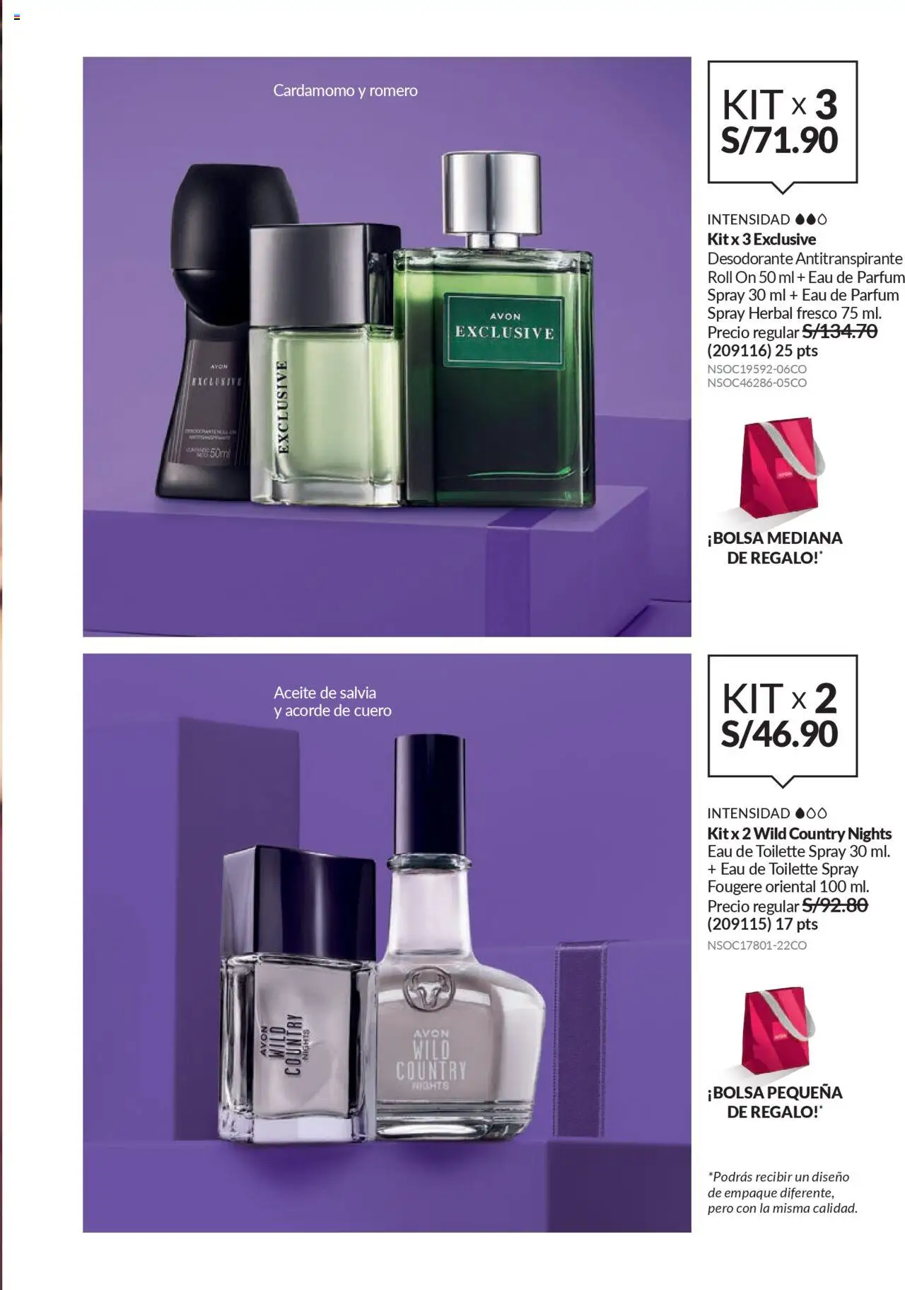 Catálogo Avon válido desde 11.08.2025 | Página: 91 | Productos: Desodorante, Antitranspirante, Bolsa, EAU de Toilette
