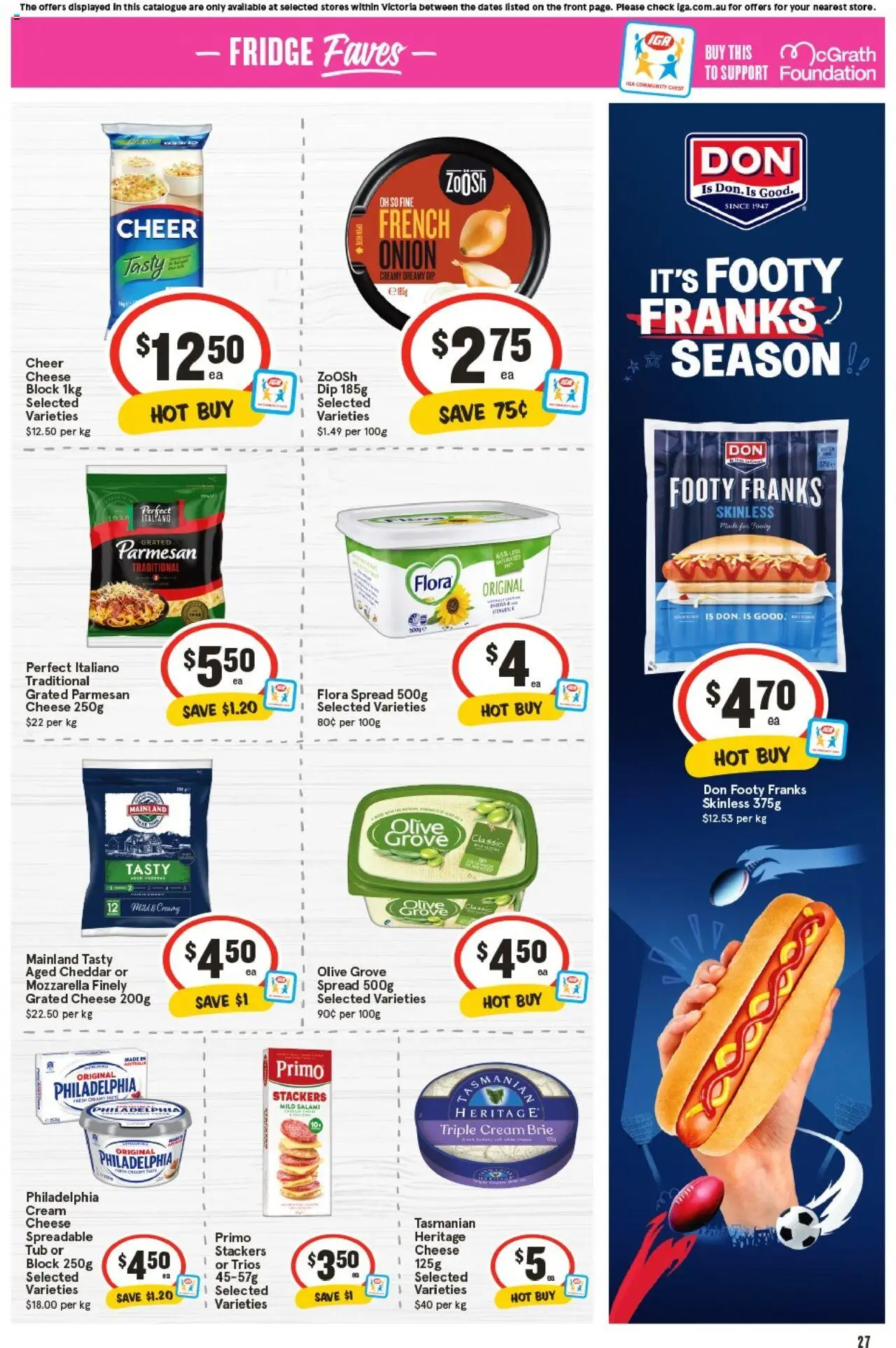 IGA catalogue - valid from 17.09.2025 | Page: 26 | Products: Salami, Cream, Foundation, Fridge