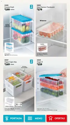 Nuevas ofertas de Betterware válidas en toda la República Mexicana desde el 01.09.2025. ¡Encuentra las mejores ofertas en Betterware - Campaña 9 2025! | Página: 59 | Productos: Huevos, Canasta