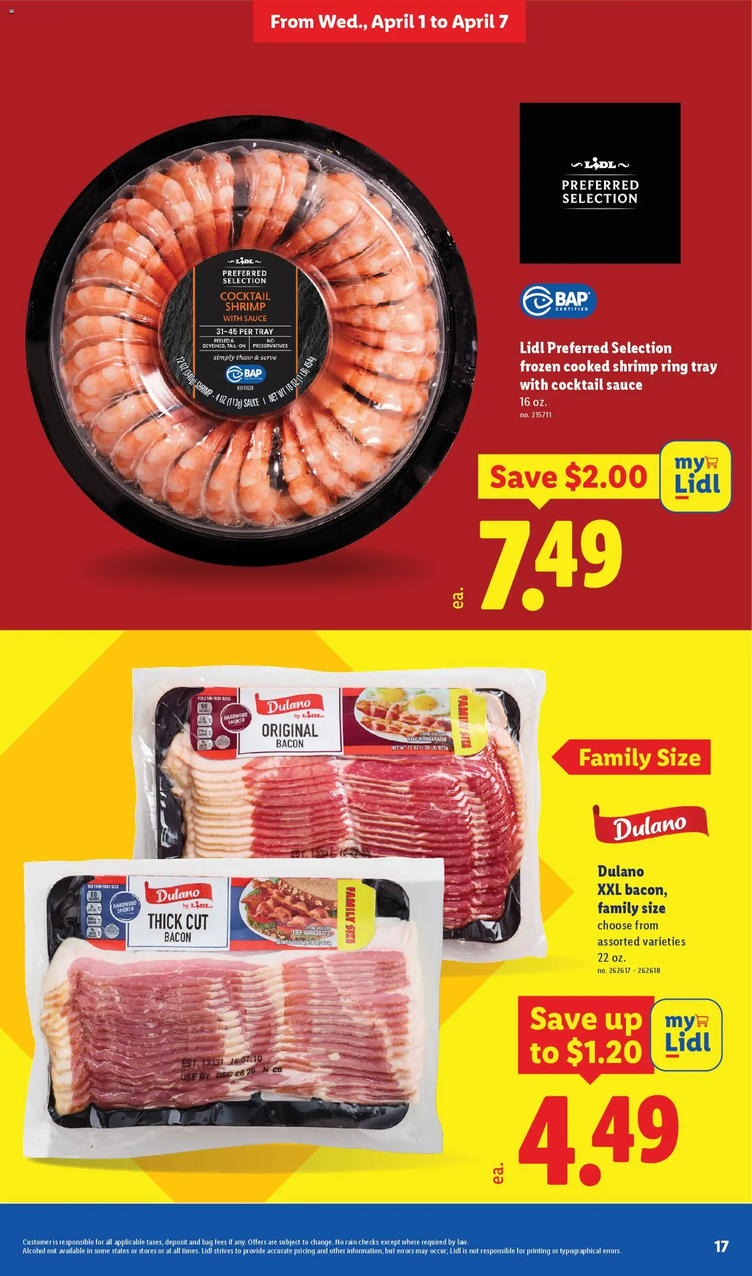 Lidl Weekly Ad - valid from 01.04.2026 | Page: 17 | Products: Ring, Pan, Sauce, Bag