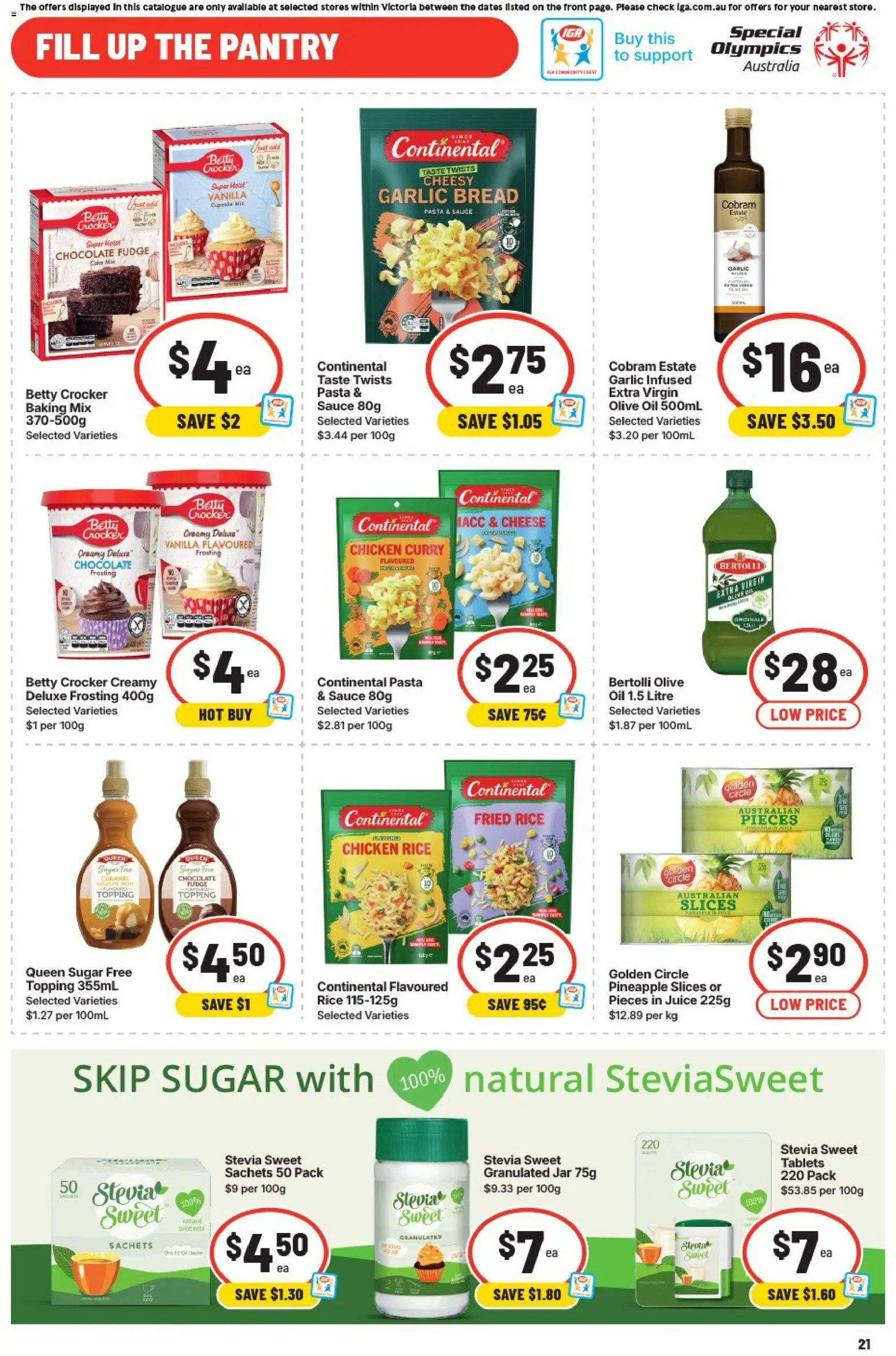 IGA catalogue - valid from 29.04.2026 | Page: 21 | Products: Curry, Oil, Rice, Olive oil