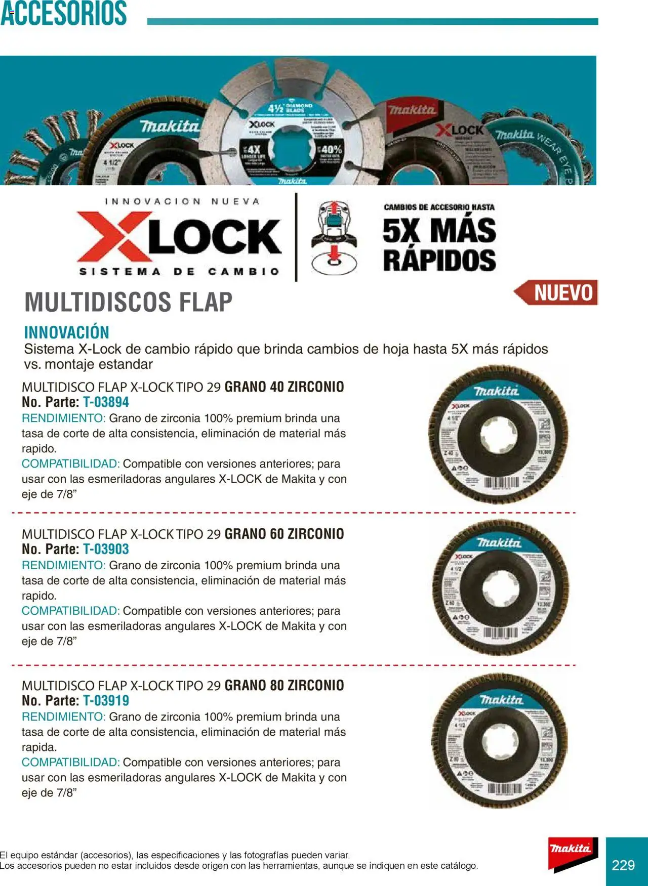 Nuevas ofertas de Makita válidas en toda la República Mexicana desde el 08.07.2024. ¡Encuentra las mejores ofertas en Makita catálogo Accesorios! | Página: 229