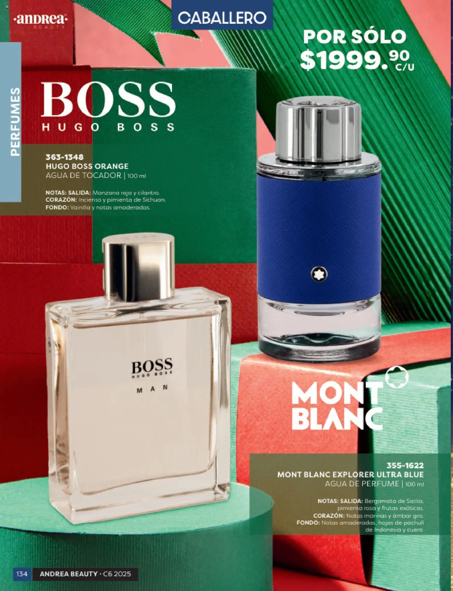 Nuevas ofertas de Andrea válidas en toda la República Mexicana desde el 31.10.2025. ¡Encuentra las mejores ofertas en Andrea catálogo Beauty! | Página: 134 | Productos: Pimienta, Manzana, Agua, Perfume