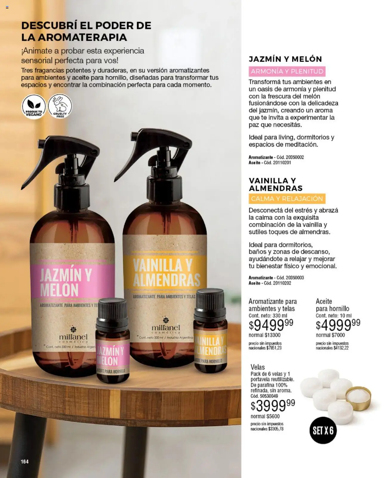 Millanel catálogo │ válido desde el 15.09.2025 | Página: 164 | Productos: Almendras, Melón, Aceite, Té