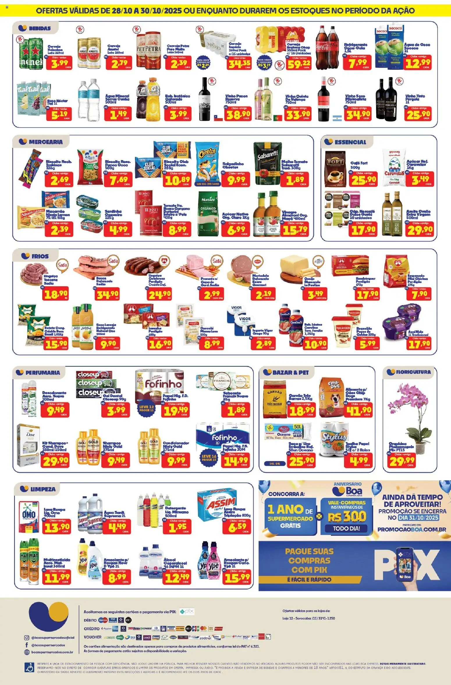 Boa Supermercados Folheto - válido de 28.10.2025 | Página: 2 | Produtos: Vinagre, Café, Suco, Dove
