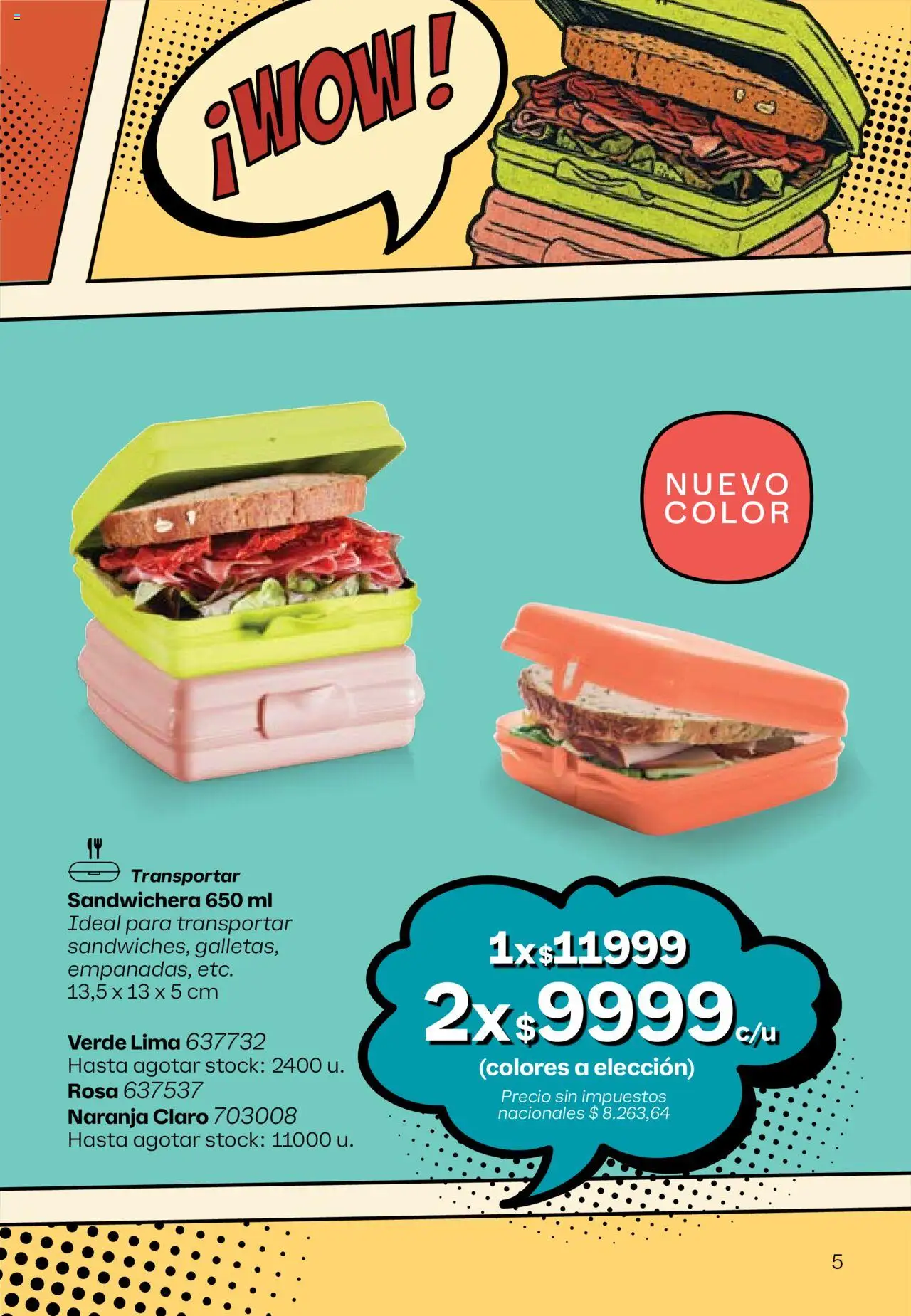 Tupperware Folleto │ válido desde el 11.08.2025 | Página: 6 | Productos: Sandwichera, Lima