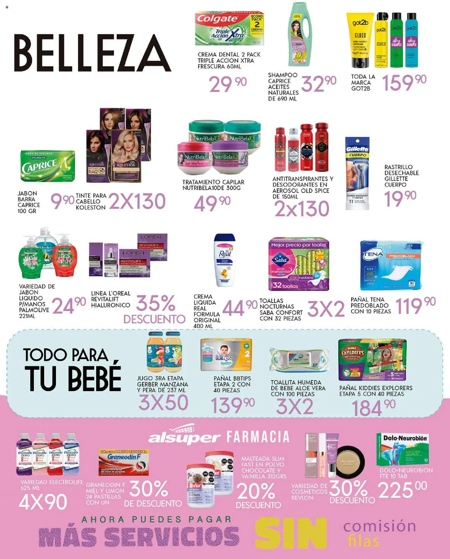 Nuevas ofertas de Alsuper válidas en toda la República Mexicana desde el 04.11.2025. ¡Encuentra las mejores ofertas en Alsuper folleto! | Página: 4 | Productos: Pera, Chocolate, Toallas, Polvo