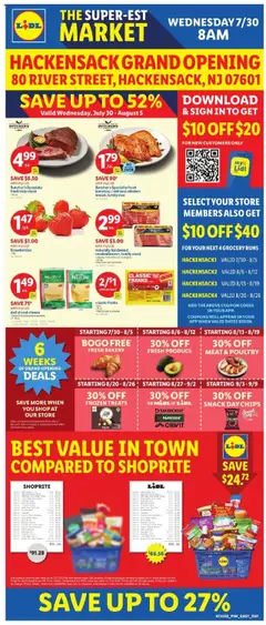 Preview of Lidl weekly ads valid from 30.07.2025