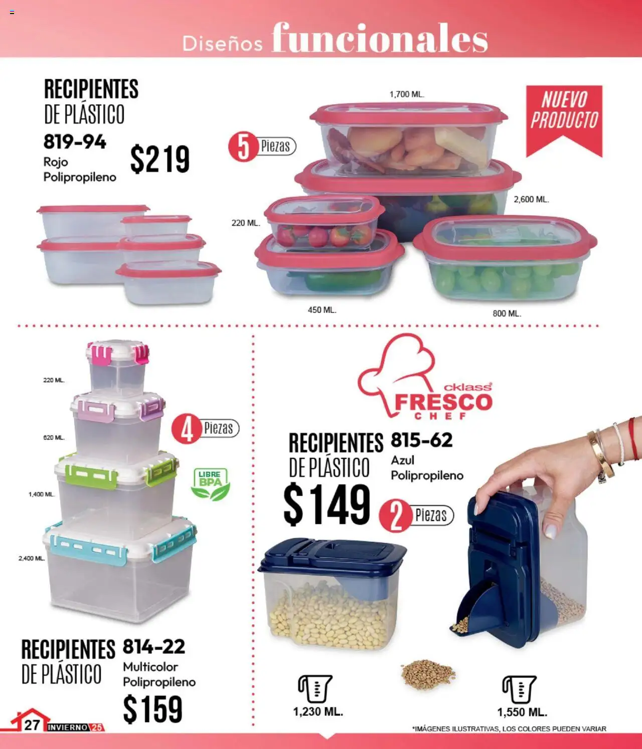 Nuevas ofertas de Cklass válidas en toda la República Mexicana desde el 15.09.2025. ¡Encuentra las mejores ofertas en Cklass - Catálogo Home Invierno ! | Página: 50