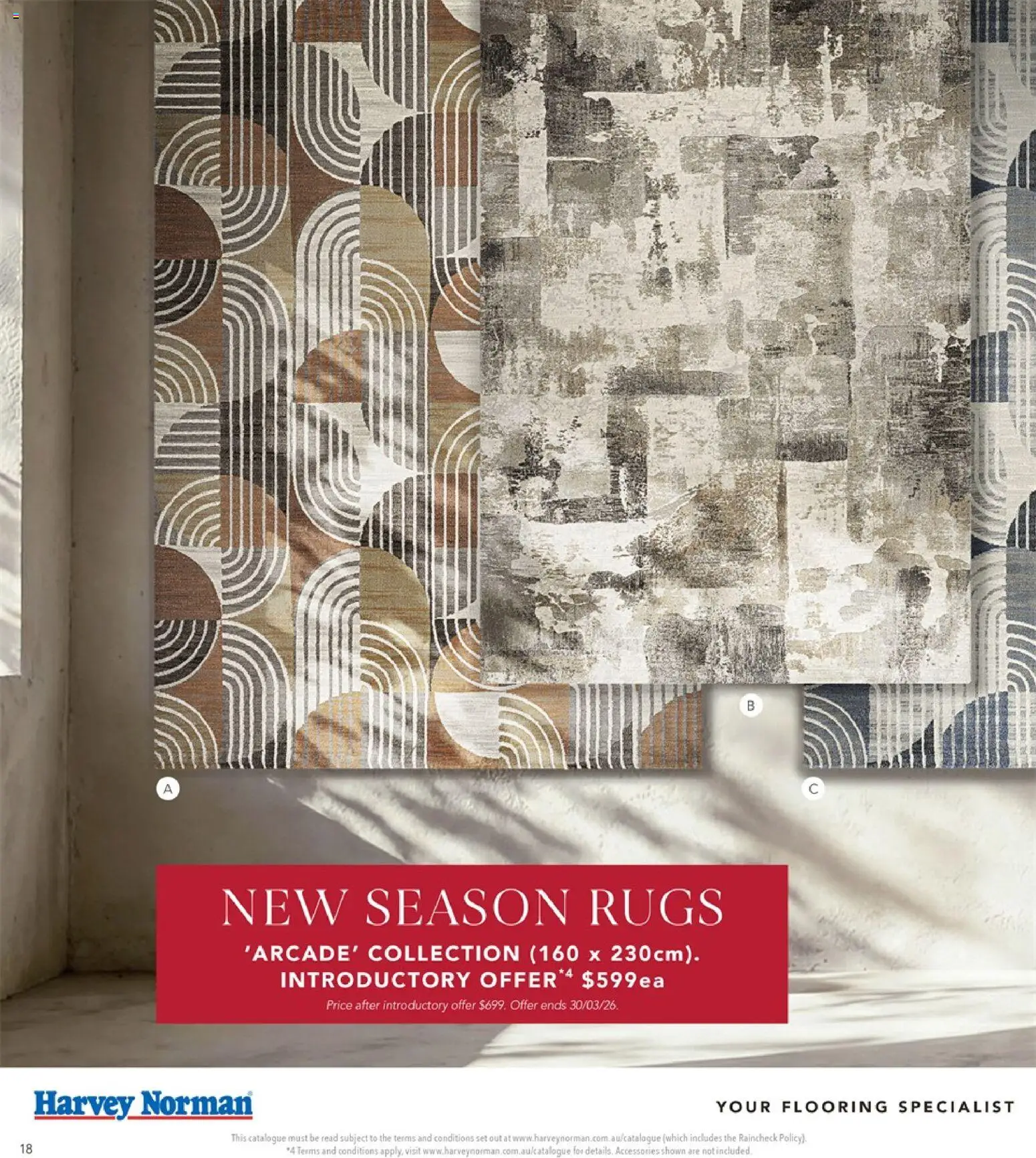 Harvey Norman catalogue - valid from 05.03.2026 | Page: 18 | Products: Flooring, Rugs, Accessories