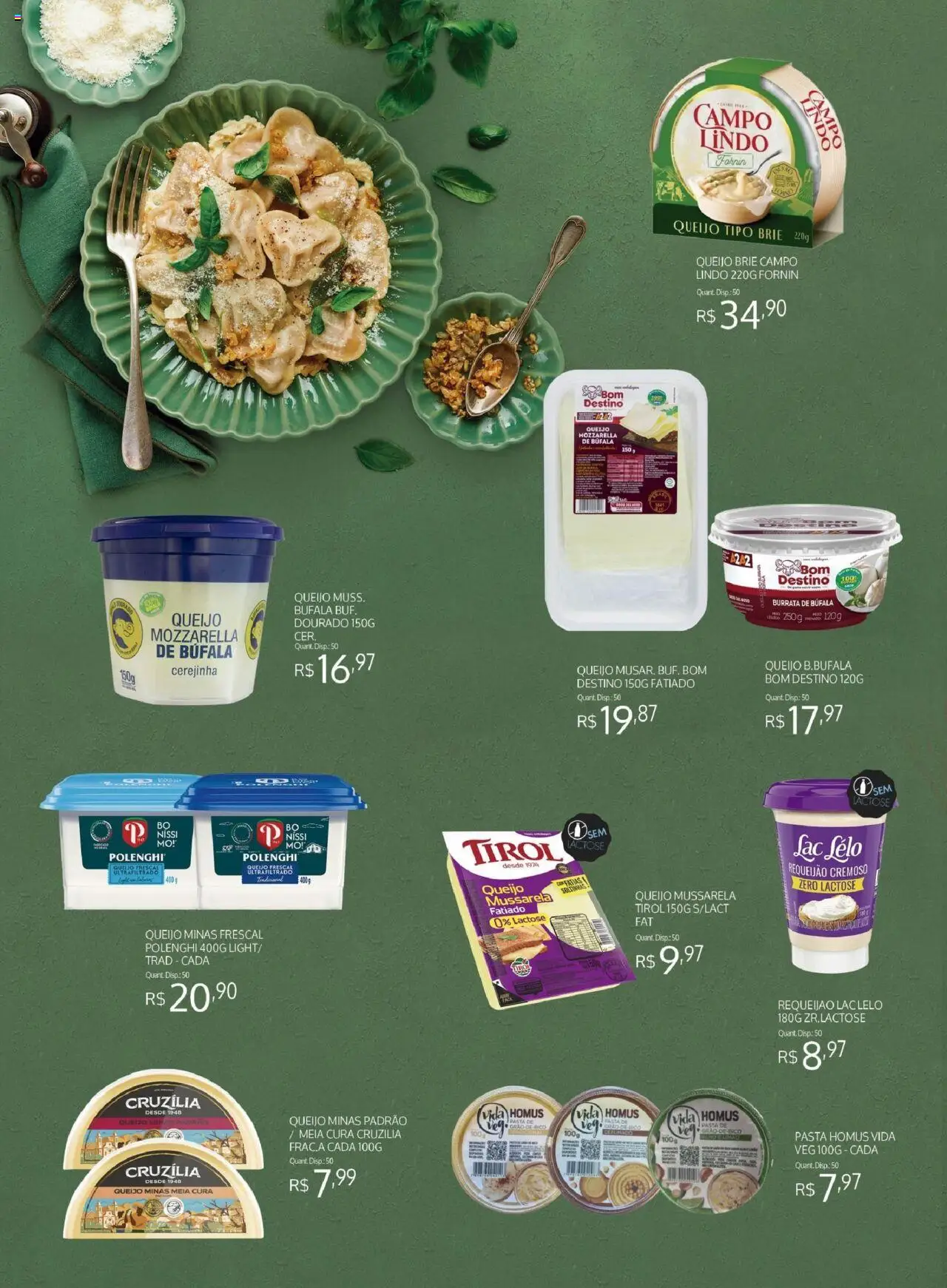 Bistek Supermercados Folheto - válido de 01.10.2025 | Página: 4 | Produtos: Queijo, Pasta, Requeijão, Mussarela