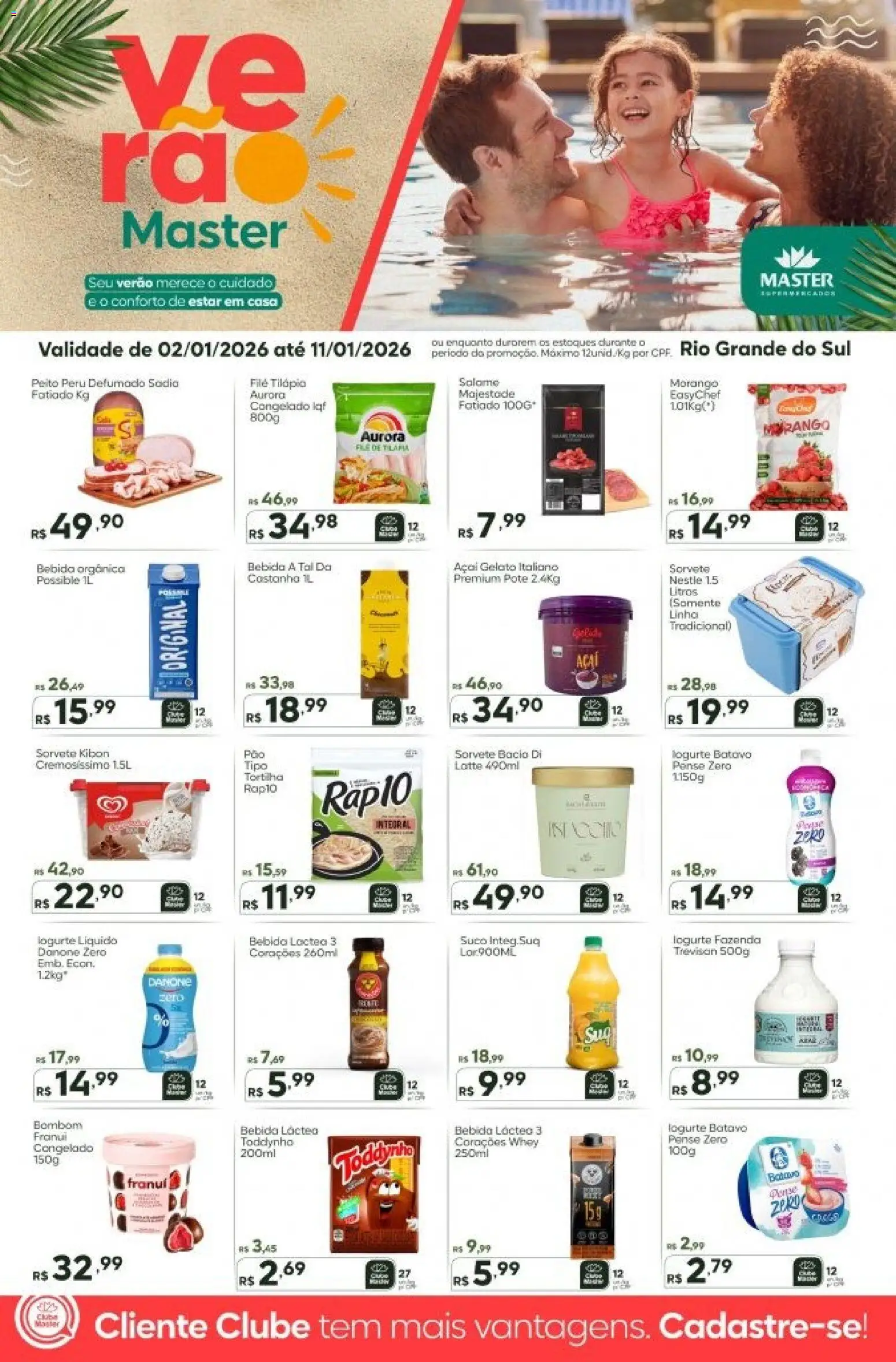Master Folheto - válido de 02.01.2026 | Página: 5 | Produtos: Salame, Bebida, Bombom, Açaí