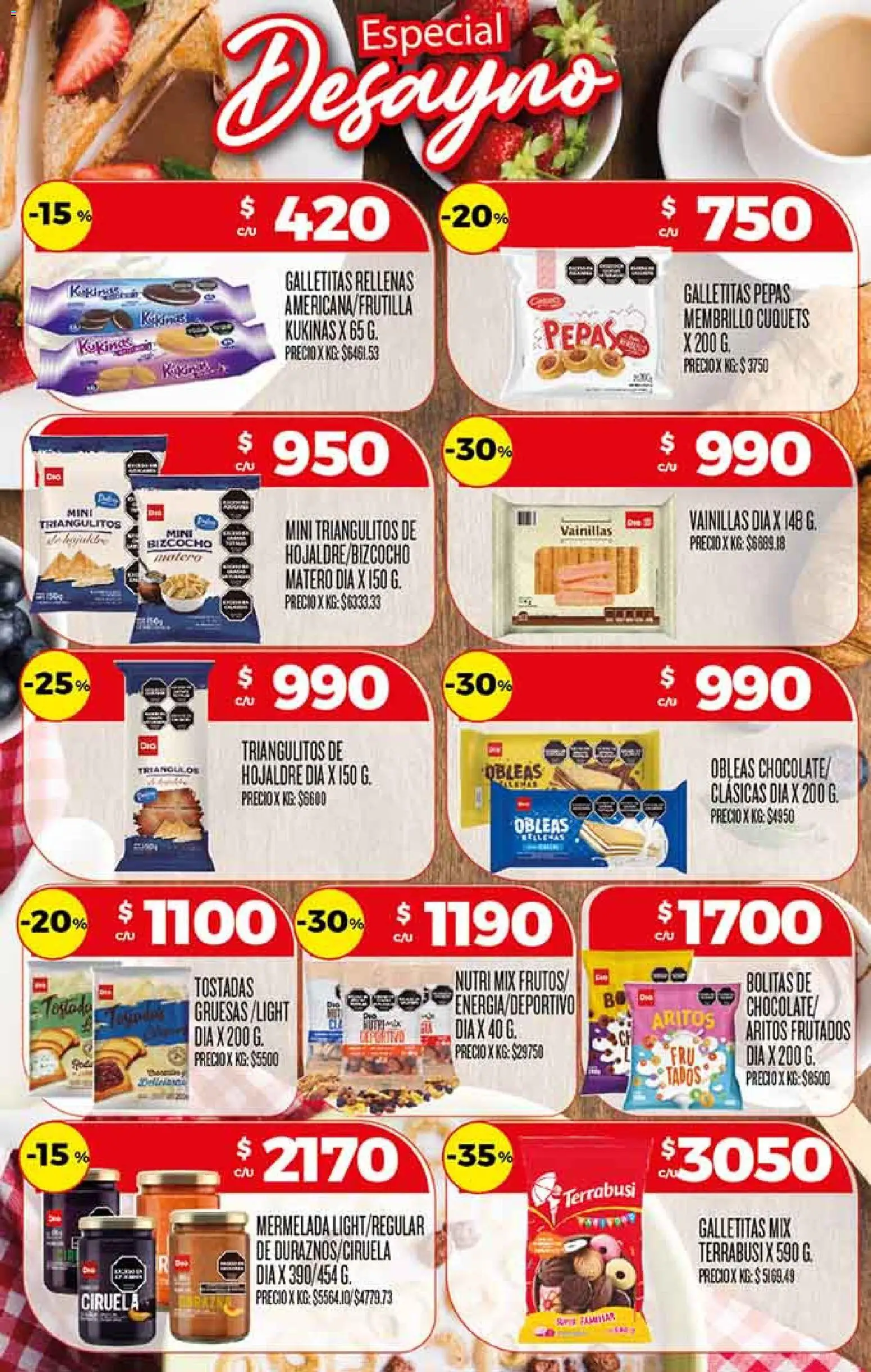 Supermercado DIA Ofertas │ válido desde el 18.03.2026 | Página: 9 | Productos: Galletitas, Mermelada
