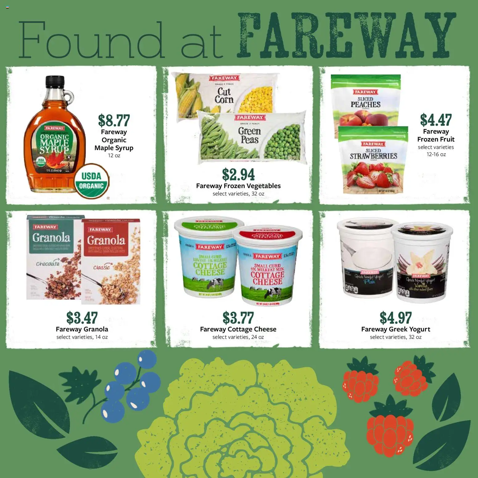 Fareway Monthly Ad - valid from 29.12.2025 | Page: 11 | Products: Corn, Yogurt, Chocolate, Vegetables