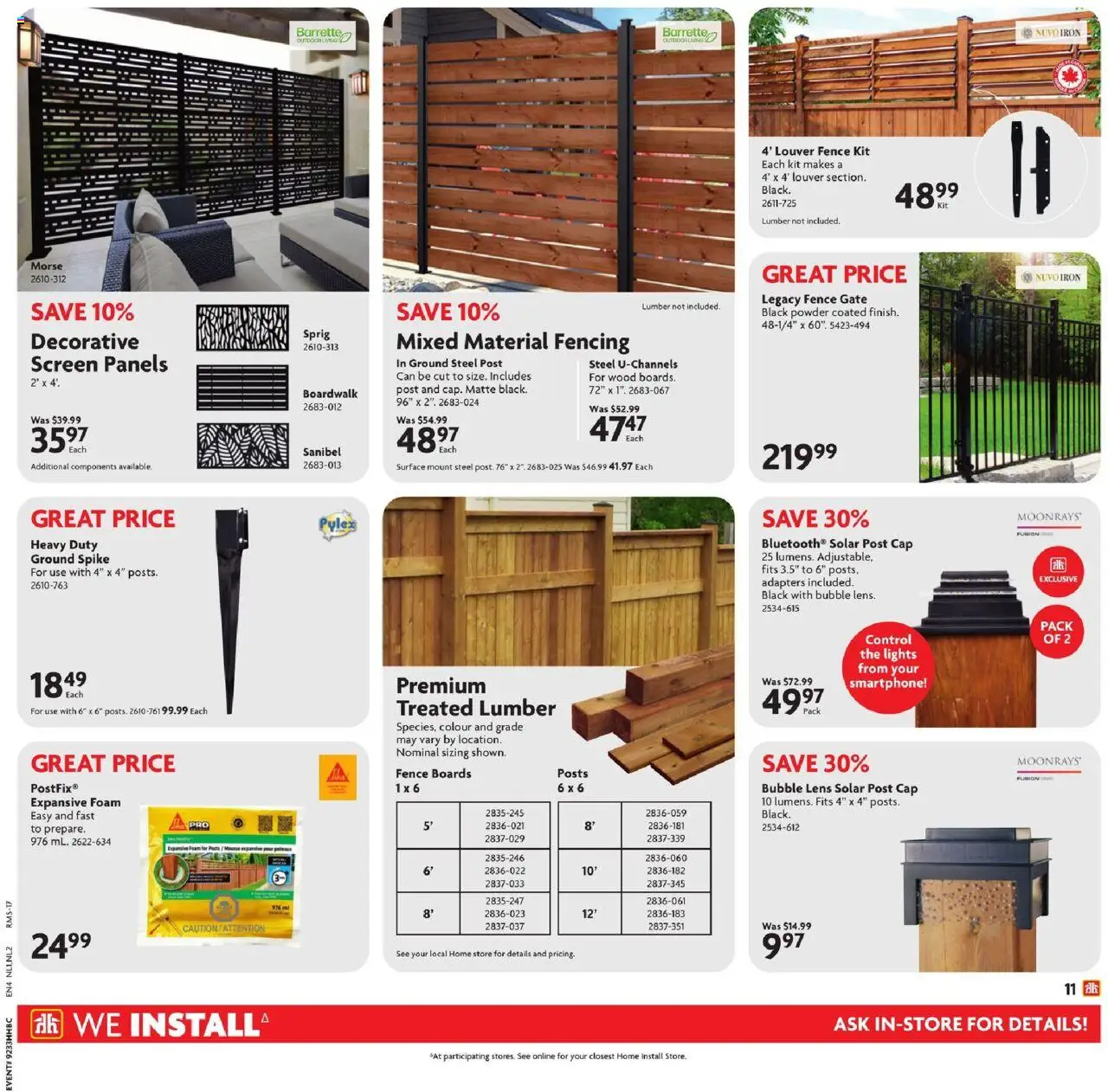 Home Hardware flyer valid from 14.08.2025 | Page: 17 | Products: Cap, Smartphone, Powder
