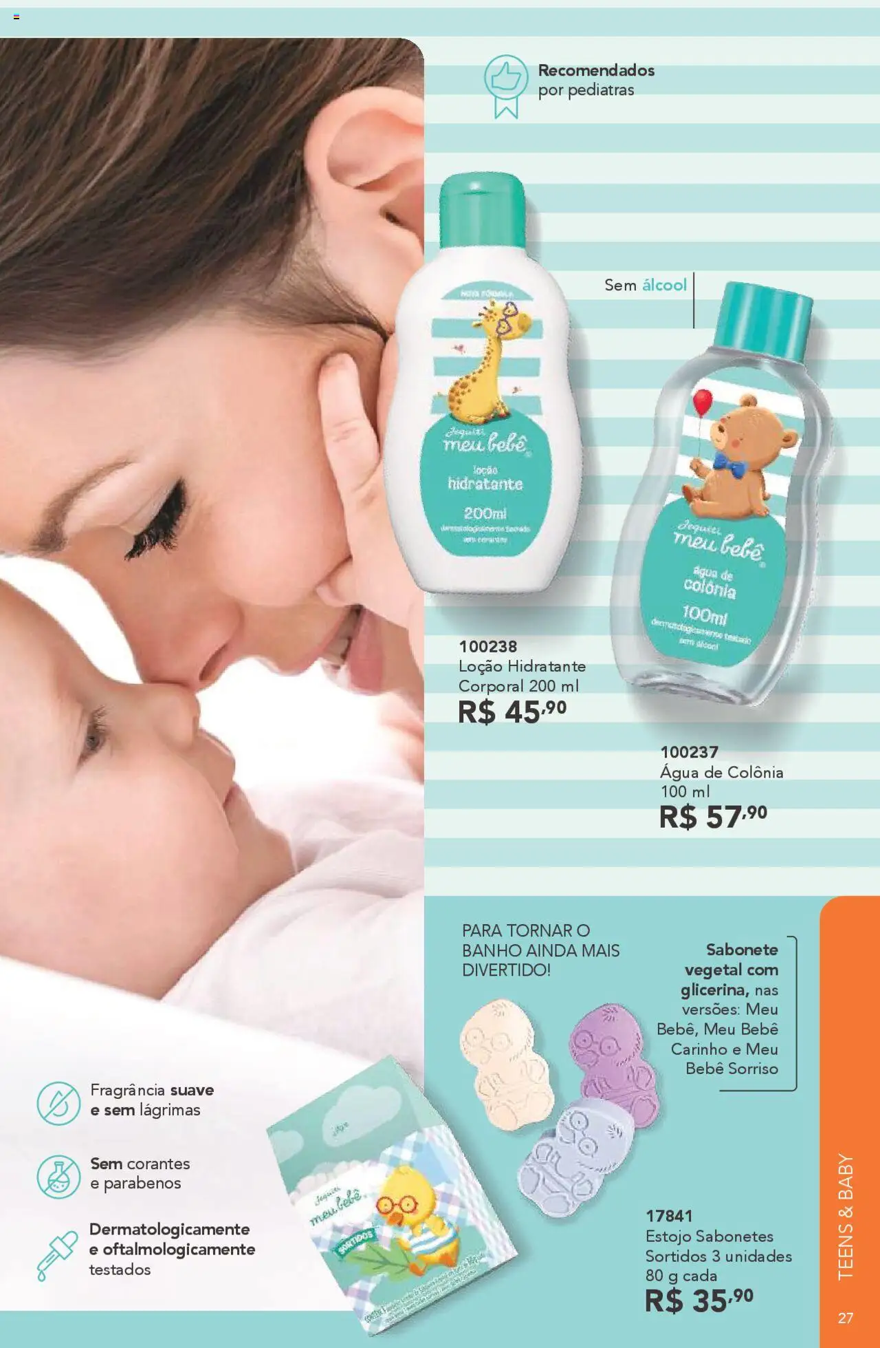 Jequiti Folheto - válido de 03.10.2025 | Página: 27 | Produtos: Fragrância, Hidratante corporal, Sabonete