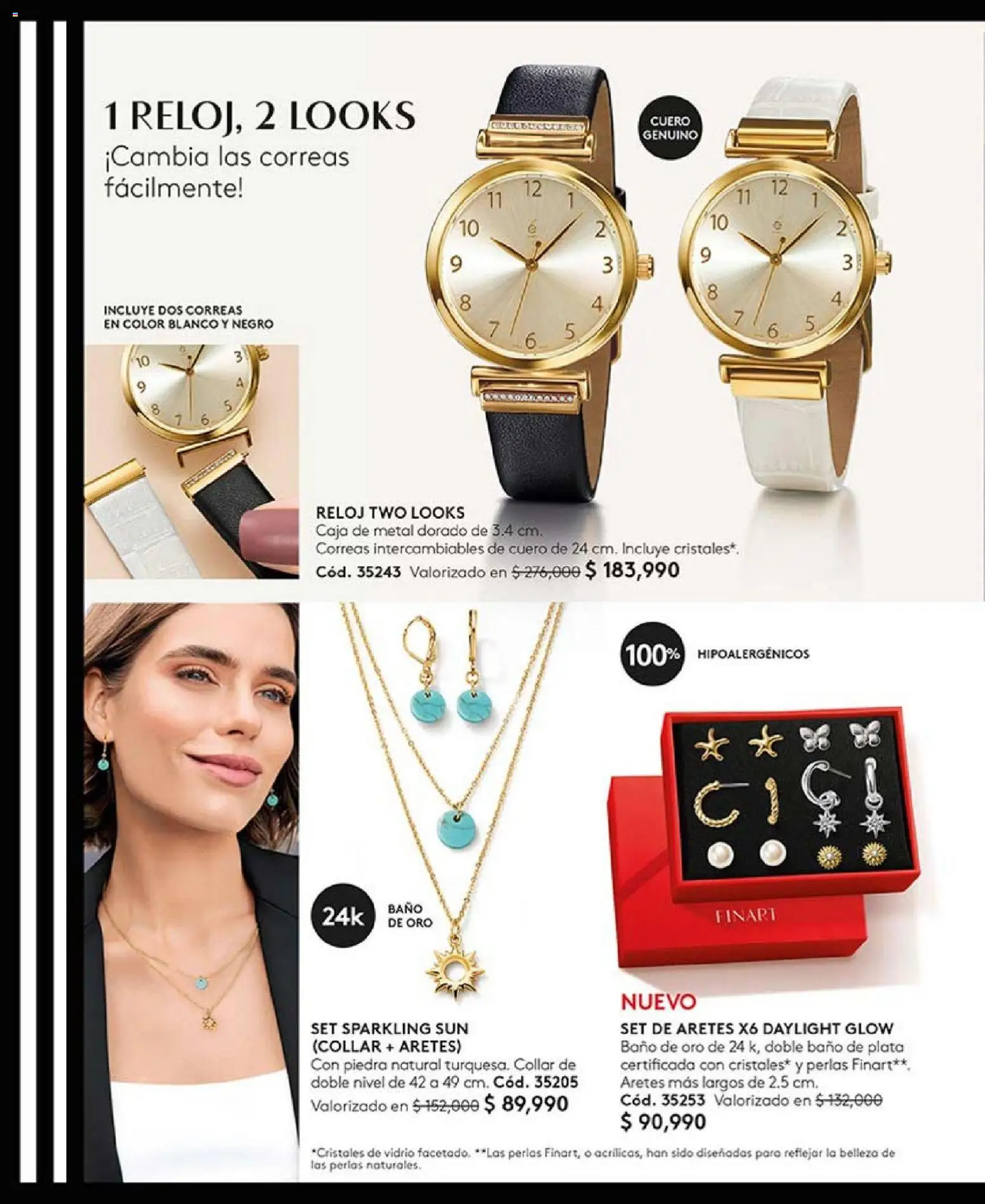 Ésika revista - valida desde el 01.02.2026 | Página: 90 | Productos: Reloj, Aretes, Caja, Baño