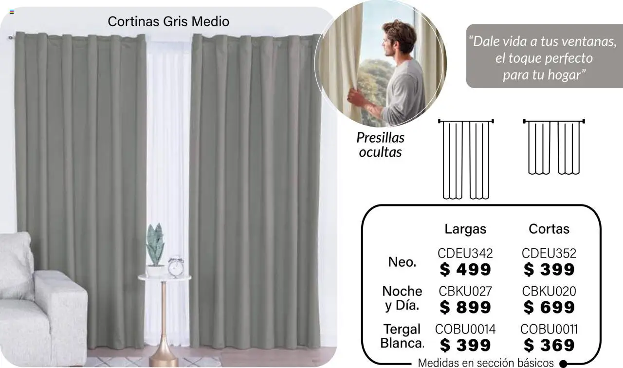 Nuevas ofertas de Colchas Concord válidas en toda la República Mexicana desde el 01.08.2025. ¡Encuentra las mejores ofertas en Colchas Concord - Catálogo! | Página: 810 | Productos: Cortinas