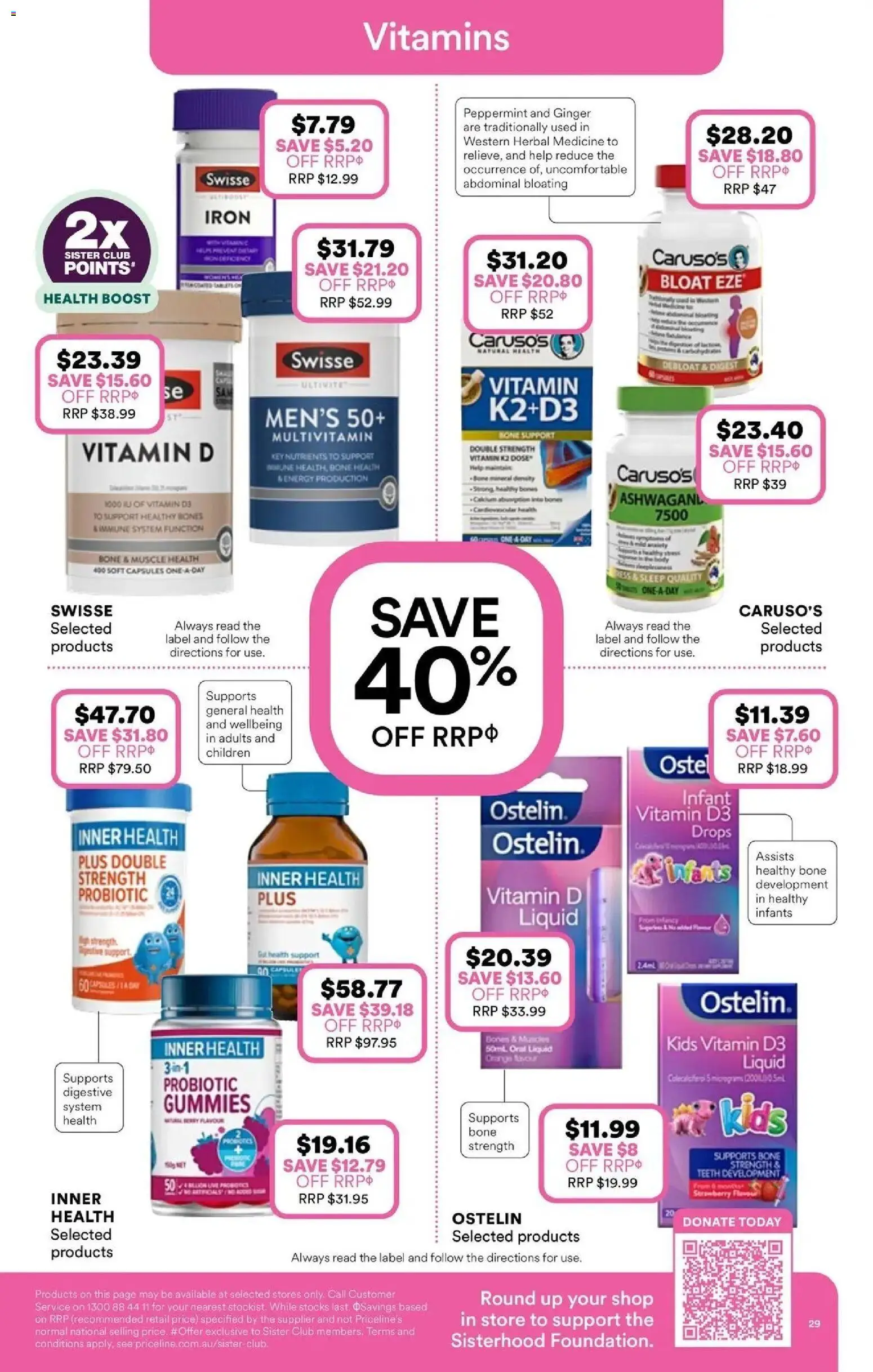 Priceline Pharmacy catalogue - valid from 08.04.2026 | Page: 29 | Products: Herbal, Nutrients, Iron, Vitamin