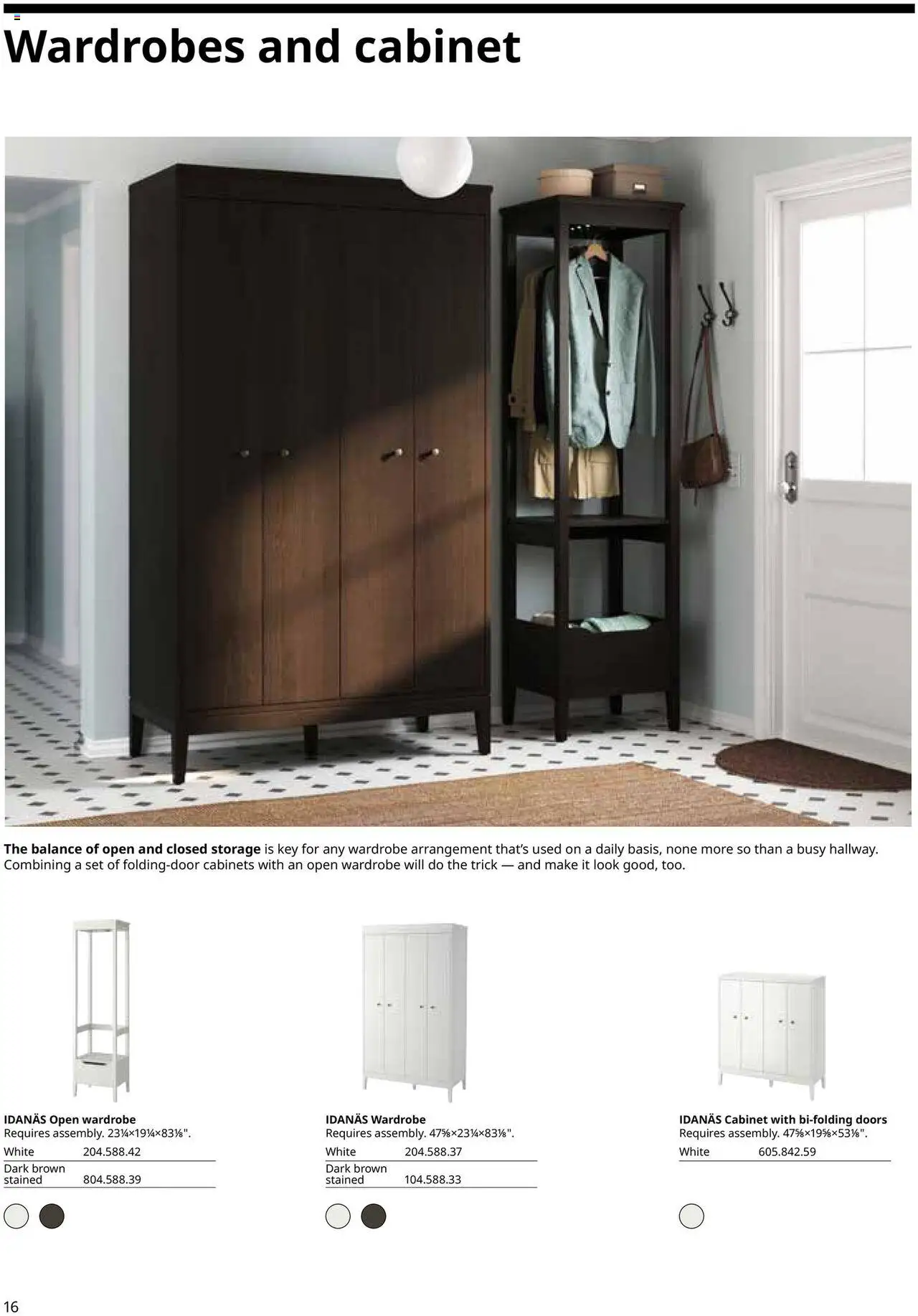 IKEA IDANÄS Series Buying Guide - valid from 01.01.2025 | Page: 16 | Products: Wardrobe
