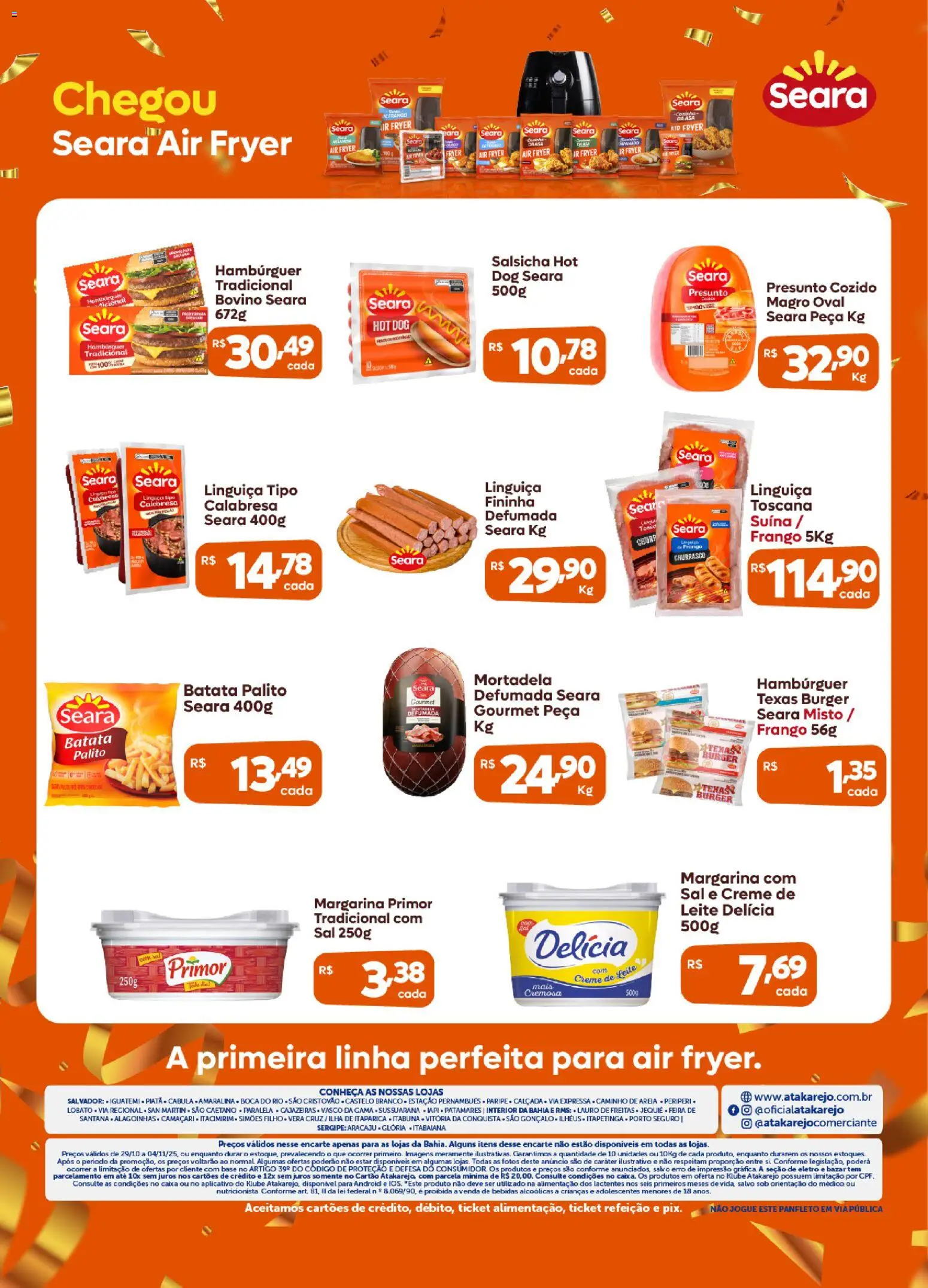 Atakarejo Folheto - válido de 29.11.2025 | Página: 2 | Produtos: Salsicha, Caixa, Leite, Mortadela