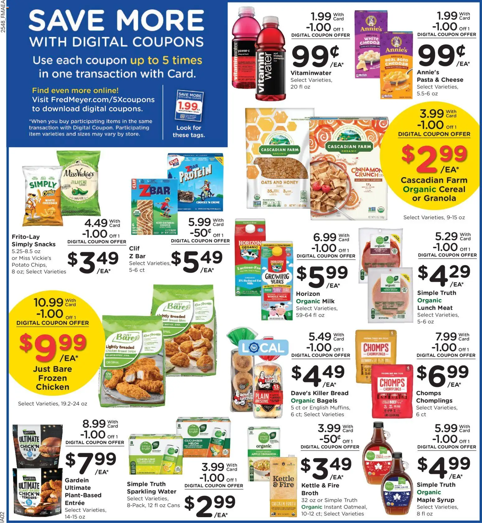 Fred Meyer Weekly Ad - valid from 02.01.2026 | Page: 9 | Products: Milk, Cheese, Beef, Lime