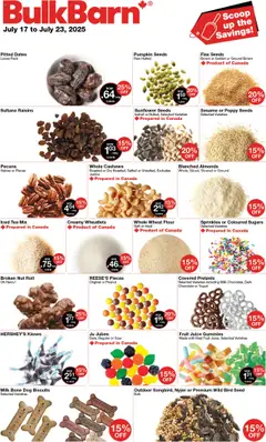 Preview of Bulk Barn weekly flyer / circulaire from shop Bulk Barn valid from 17.07.2025