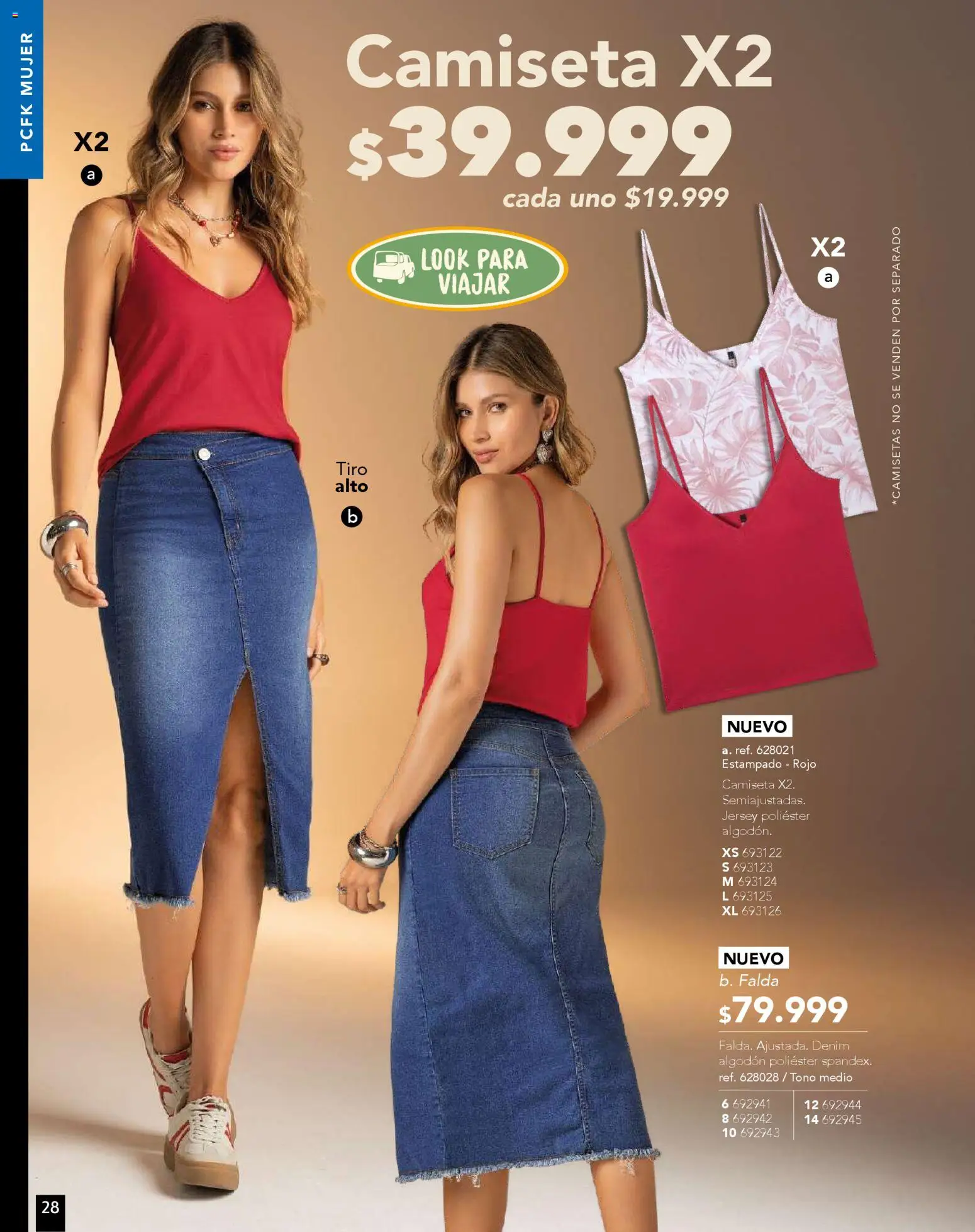 Pacifika revista - valida desde el 01.11.2025 | Página: 28 | Productos: Algodón, Falda, Camiseta