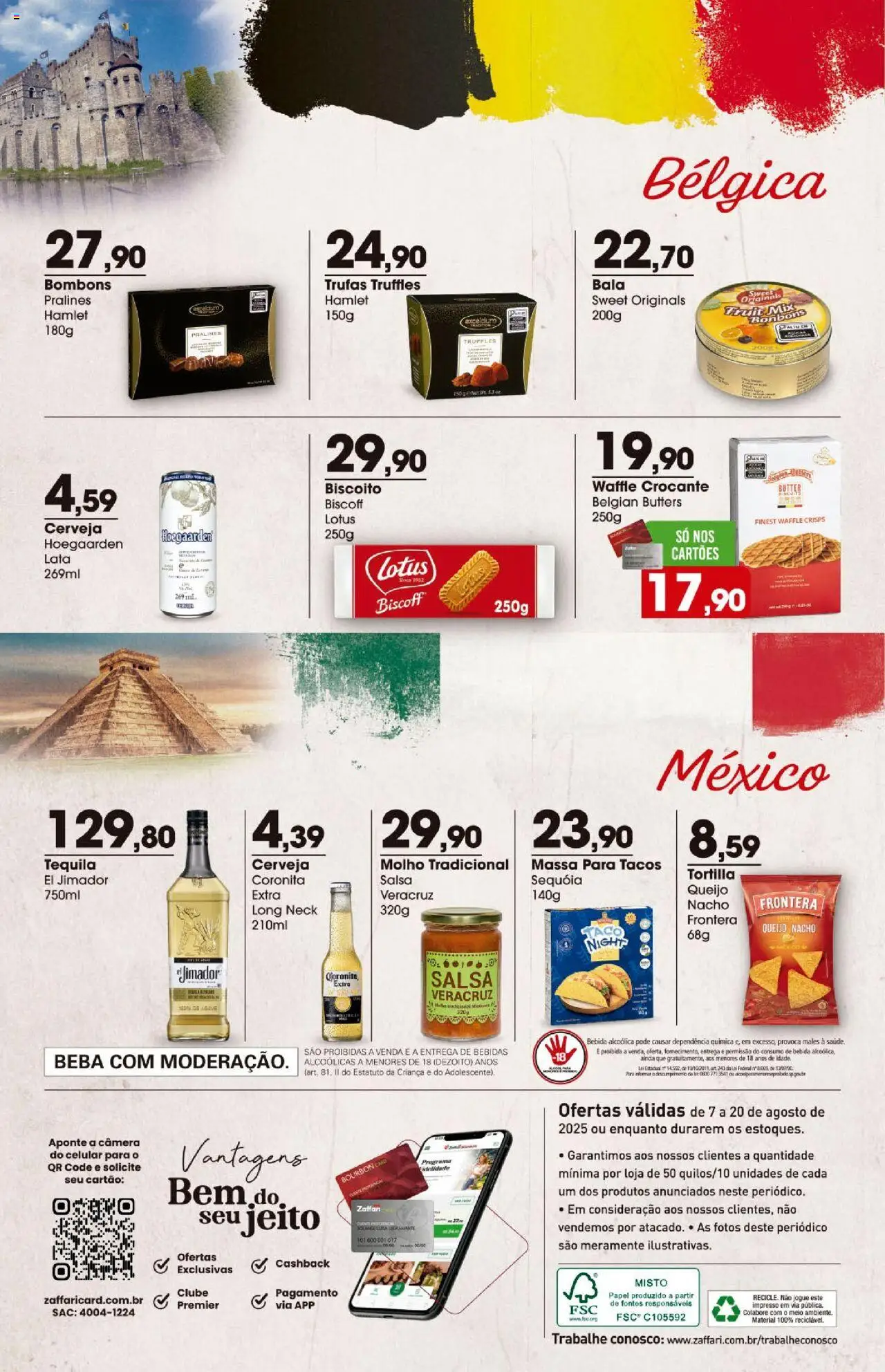Zaffari Folheto - válido de 07.08.2025 | Página: 14 | Produtos: Celular, Queijo, Bebida, Bala