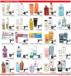 Preview of Weis weekly ads valid from 02.01.2026 | Page: 6 | Products: Fusion, Shampoo, Hammer, Body Wash