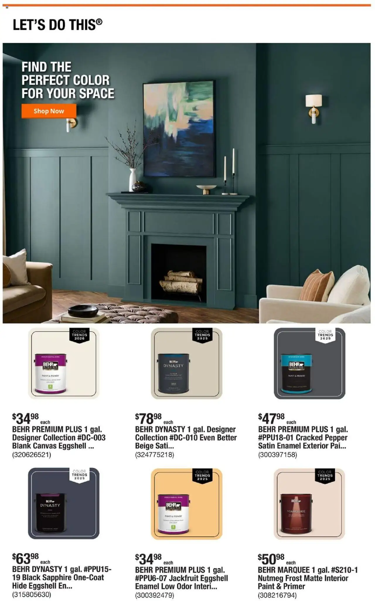 Home Depot Weekly Ad - FL - valid from 04.09.2025 | Page: 3 | Products: Canvas, Pepper