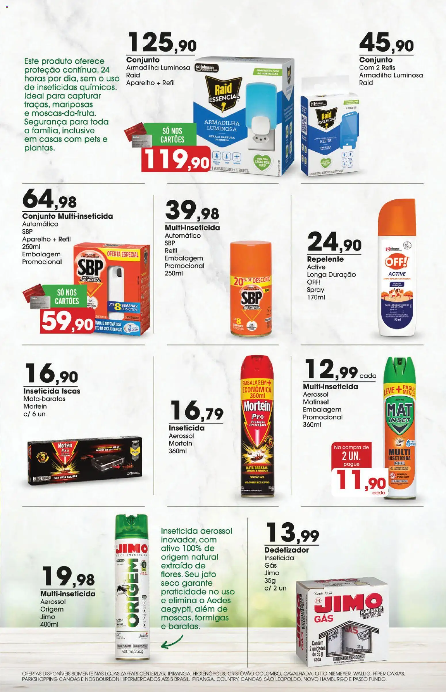 Zaffari Folheto - válido de 06.11.2025 | Página: 7 | Produtos: Bourbon, Repelente, Inseticida