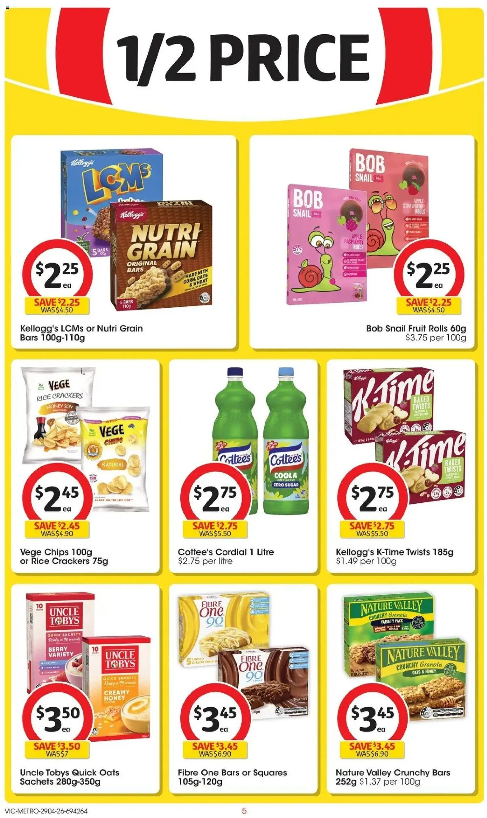 Deals catalogue - valid from 28.04.2026 | Page: 5 | Products: Crackers, Rice, Oats, Chips